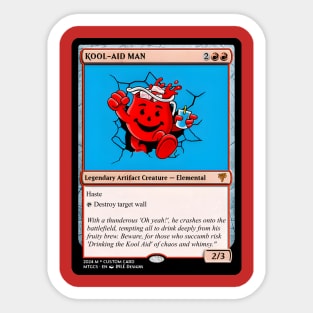 MTG Kool Aid Man Sticker